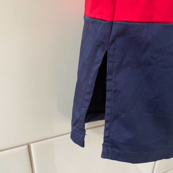 SAIL TO SABLE Navy/Red Striped Cotton Sleeveless Tunic Dress Size XS - Picture 4 of 4